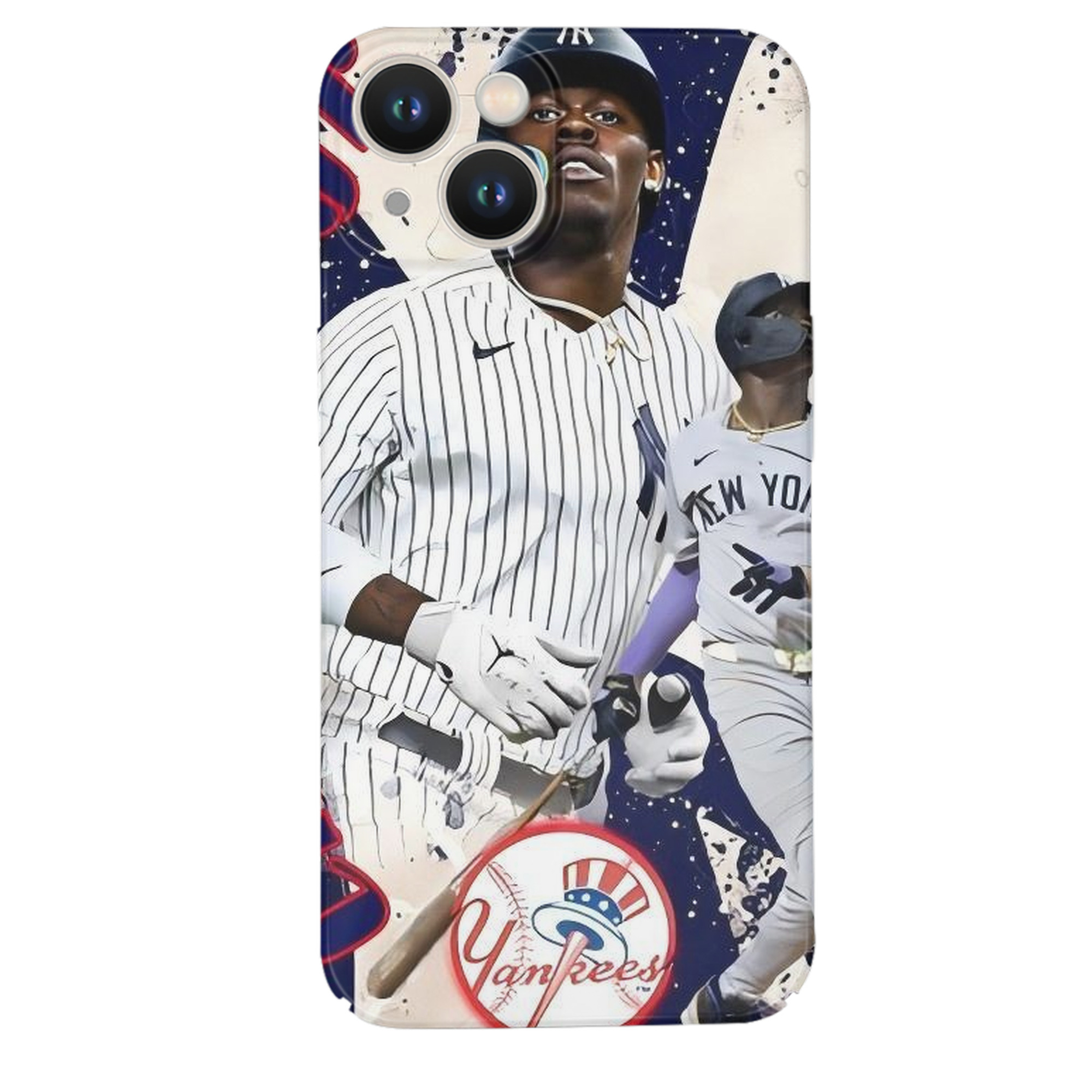 Jazz Chisholm Jr. 48 IPhone 14 Series Full-Cover Hard Case – Shockproof With Raised Camera Protection – Precise Cutouts, Wireless Charging Compatible – Durable, Anti-Yellowing, Easy To Clean